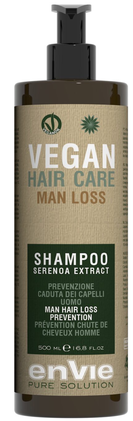 ENVIE VEGAN CHAMPU ANTICAIDA HOMBRE 500ML