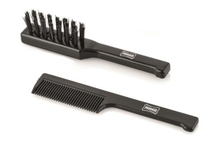 PRORASO SET DE PEINE Y CEPILLO PARA BIGOTE Y BARBA