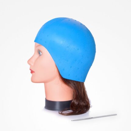 BIFULL GORRO AZUL MECHAS SILICONA