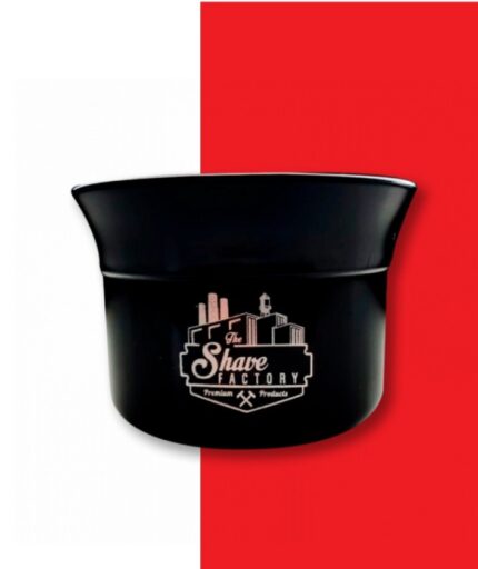 Taza de afeitado negra, The Shave Factory