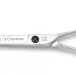 3 CLAVELES TIJERA PROFESIONAL AZABACHE 6.5''